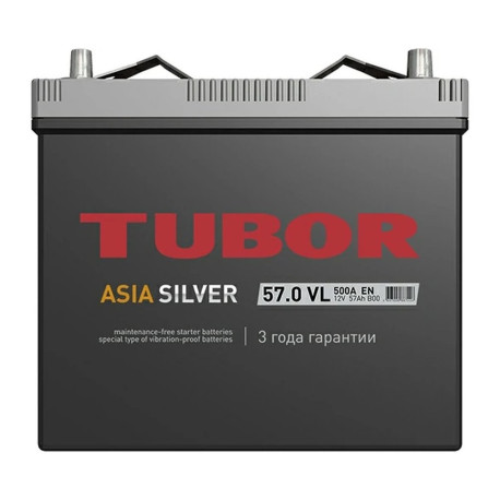 Аккумулятор TUBOR ASIA EFB 57/450 B24L обр. пол.