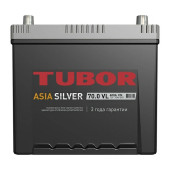 Аккумулятор TUBOR ASIA EFB 70/600 D23L обр. пол.