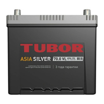Аккумулятор TUBOR ASIA EFB 70/600 D23L обр. пол.