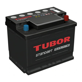 Аккумулятор TUBOR Standart 55ач 470а обр. пол.