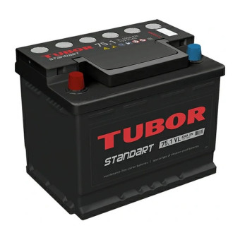 Аккумулятор TUBOR STANDART 75ач 650а прям. пол.