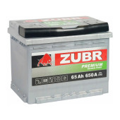 Аккумулятор ZUBR Premium ZP650 65ач 650а обр. пол.