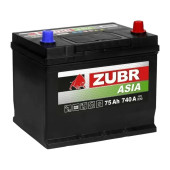 Аккумулятор ZUBR Premium ZPA750 74/740 D26 обр. пол.