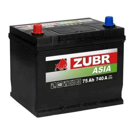 Аккумулятор ZUBR Premium ZPA751 74/740 D26 прям. пол.