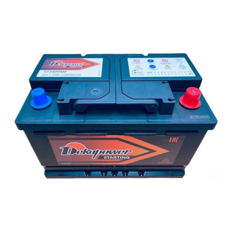 Аккумулятор DekaPower 572409MF 72ач 680а обр. пол.