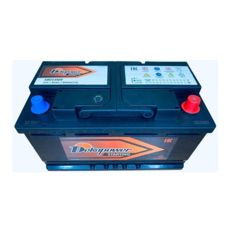 Аккумулятор DekaPower 58014MF 85ач 800а обр. пол.