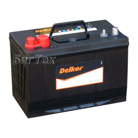 Аккумулятор DELKOR 110ач 720а прям. пол.